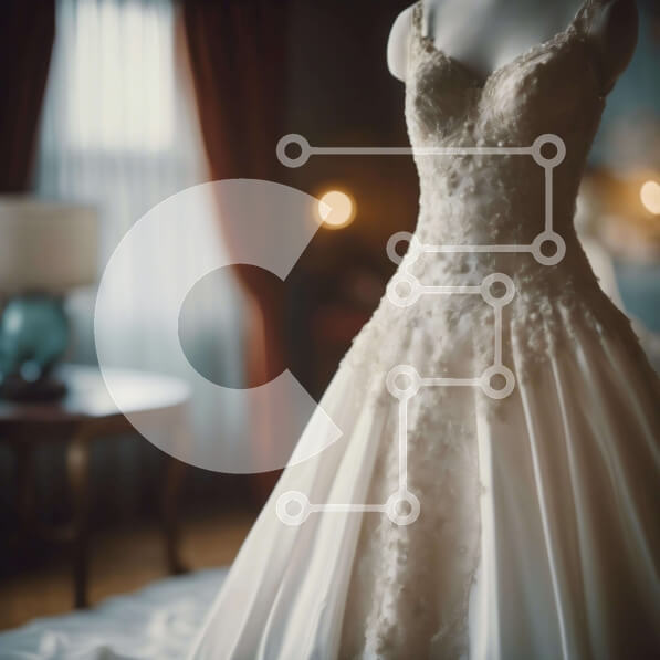 Σετ των 2 Intra Συλλεκτικό Ξύλινο Παζλ Plywood  4mm - Νυφικό μανεκέν σε ένα καλά φωτισμένο δωμάτιο Σε Ξύλινο Κουτί - Διαστάσεις: 10x10 cm – 25 κομμάτια