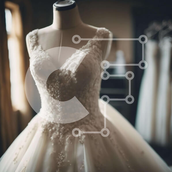 Σετ των 2 Intra Συλλεκτικό Ξύλινο Παζλ Plywood  4mm - Επίδειξη νυφικών Σε Ξύλινο Κουτί - Διαστάσεις: 10x10 cm – 25 κομμάτια