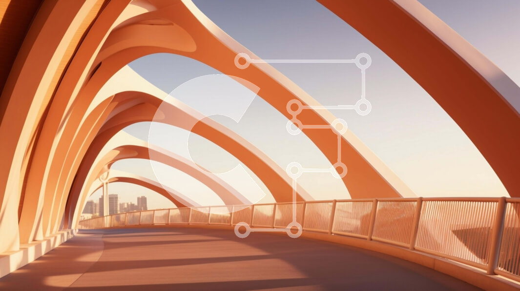 Intra Συλλεκτικό Ξύλινο Παζλ Plywood  4mm - Πεζογέφυρα και άνθρωποι που περπατούν Σε Ξύλινο Κουτί - Διαστάσεις Puzzle: 10x10 cm – 25 κομμάτια