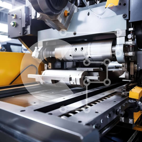 Intra Συλλεκτικό Ξύλινο Παζλ Plywood  4mm - Βιομηχανική μηχανή κοπής μεταλλικών ανταλλακτικών Σε Ξύλινο Κουτί - Διαστάσεις Puzzle: 10x10 cm – 25 κομμάτια