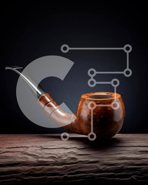 Intra Συλλεκτικό Ξύλινο Παζλ Plywood  4mm - Σωλήνας σε ημιτελές ξύλινο τραπέζι Σε Ξύλινο Κουτί - Διαστάσεις: 10x10 cm – 25 κομμάτια