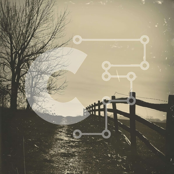 Intra Συλλεκτικό Ξύλινο Παζλ Plywood  4mm - Ήσυχη σκηνή της φύσης με ξύλινο φράχτη και πουλιά Σε Ξύλινο Κουτί - Διαστάσεις: 10x10 cm – 25 κομμάτια