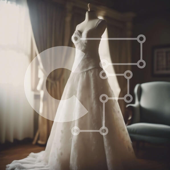 Σετ των 2 Intra Συλλεκτικό Ξύλινο Παζλ Plywood  4mm - Νυφικό μανεκέν σε φωτεινό δωμάτιο Σε Ξύλινο Κουτί - Διαστάσεις: 10x10 cm – 25 κομμάτια