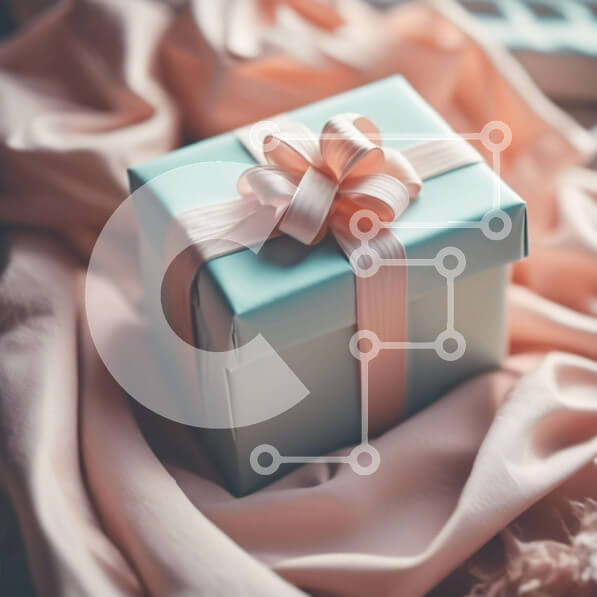 Σετ των 2 Intra Συλλεκτικό Ξύλινο Παζλ Plywood  4mm - Μπλε και ροζ κουτί δώρου Σε Ξύλινο Κουτί - Διαστάσεις: 10x10 cm – 25 κομμάτια