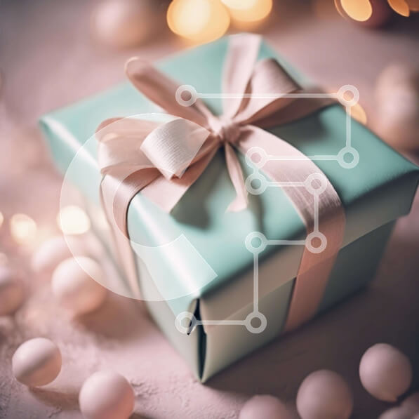 Intra Συλλεκτικό Ξύλινο Παζλ Plywood  4mm - Τυρκουάζ Κουτί δώρου Σε Ξύλινο Κουτί - Διαστάσεις: 10x10 cm – 25 κομμάτια