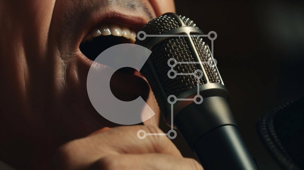 Intra Συλλεκτικό Ξύλινο Παζλ Plywood  4mm - Άνδρας που τραγουδά σε παλιομοδίτικο μικρόφωνο Σε Ξύλινο Κουτί - Διαστάσεις Puzzle: 10x10 cm – 25 κομμάτια