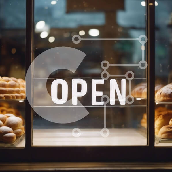 Σετ των 2 Intra Συλλεκτικό Ξύλινο Παζλ Plywood  4mm - Προβολή παραθύρου αρτοποιείου με ψωμιά και αρτοσκευάσματα Σε Ξύλινο Κουτί - Διαστάσεις: 10x10 cm – 25 κομμάτια