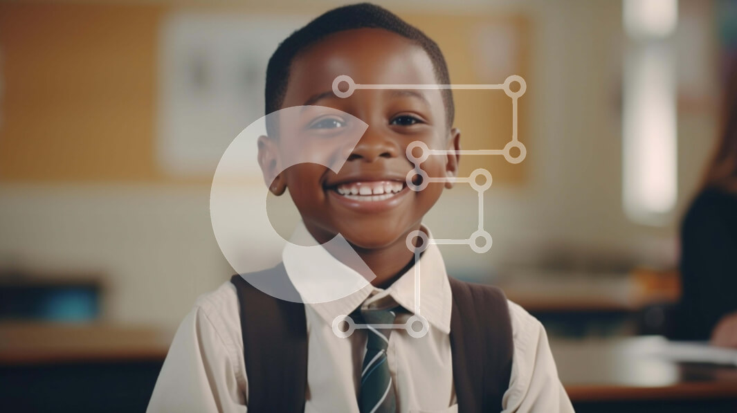 Intra Συλλεκτικό Ξύλινο Παζλ Plywood  4mm - Νεαρό αγόρι στην τάξη Σε Ξύλινο Κουτί - Διαστάσεις Puzzle: 10x10 cm – 25 κομμάτια