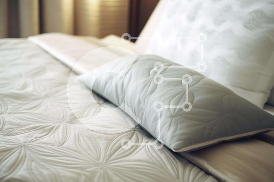 Intra Συλλεκτικό Ξύλινο Παζλ Plywood  4mm - Τακτοποιημένο κρεβάτι με λευκά κλινοσκεπάσματα και μαξιλάρια Σε Ξύλινο Κουτί - Διαστάσεις Puzzle: 10x10 cm – 25 κομμάτια