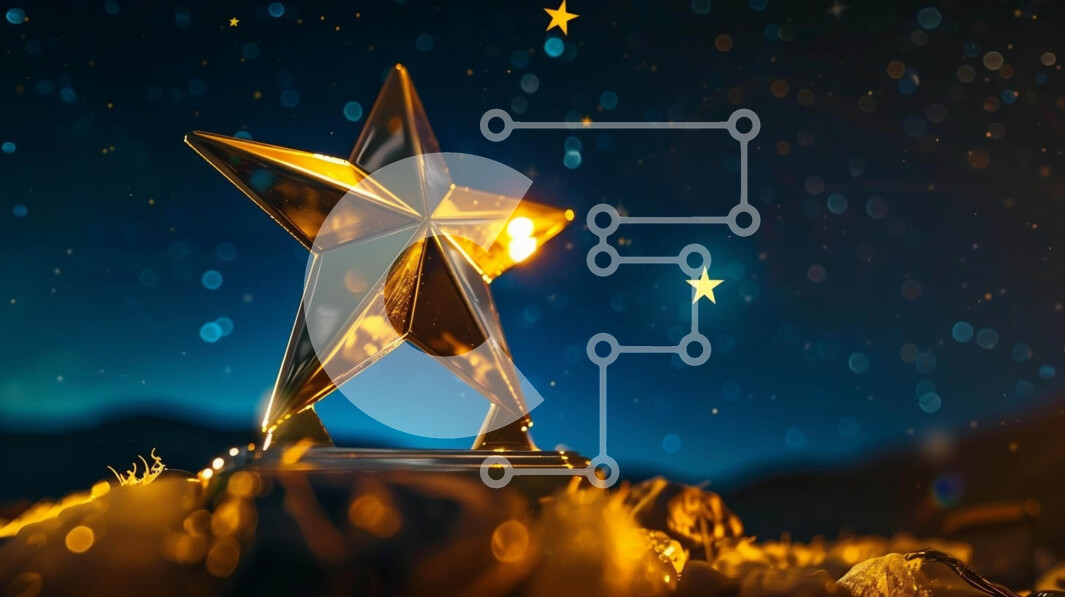 Intra Συλλεκτικό Ξύλινο Παζλ Plywood  4mm - Βραβείο Star-Shaped on Ground with Stars Σε Ξύλινο Κουτί - Διαστάσεις: 10x10 cm – 25 κομμάτια