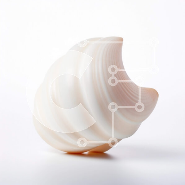 Intra Συλλεκτικό Ξύλινο Παζλ Plywood  4mm - Λευκό και Ροζ Κοχύλι Κόγχης Σε Ξύλινο Κουτί - Διαστάσεις: 10x10 cm – 25 κομμάτια