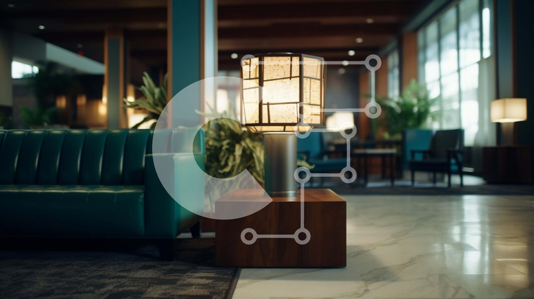 Intra Συλλεκτικό Ξύλινο Παζλ Plywood  4mm - Άνετο σαλόνι με πράσινους καναπέδες Σε Ξύλινο Κουτί - Διαστάσεις Puzzle: 10x10 cm – 25 κομμάτια