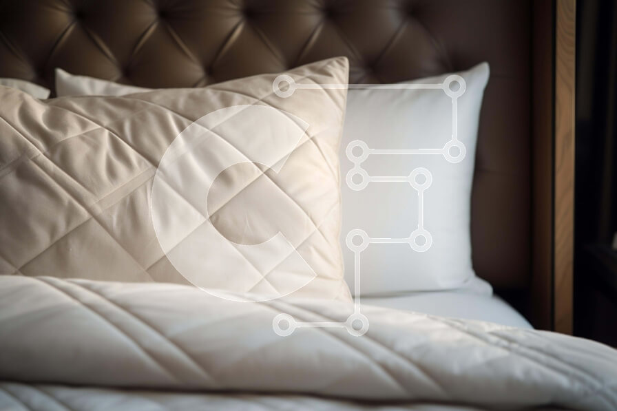 Intra Συλλεκτικό Ξύλινο Παζλ Plywood  4mm - Άνετη ρύθμιση κρεβατοκάμαρας με πολλά μαξιλάρια Σε Ξύλινο Κουτί - Διαστάσεις Puzzle: 10x10 cm – 25 κομμάτια