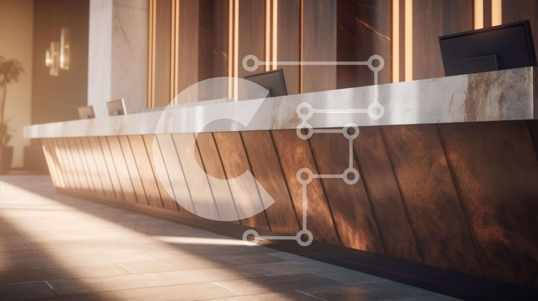 Intra Συλλεκτικό Ξύλινο Παζλ Plywood  4mm - Ρεσεψιόν σε γραφείο ή ξενοδοχείο Σε Ξύλινο Κουτί - Διαστάσεις Puzzle: 10x10 cm – 25 κομμάτια