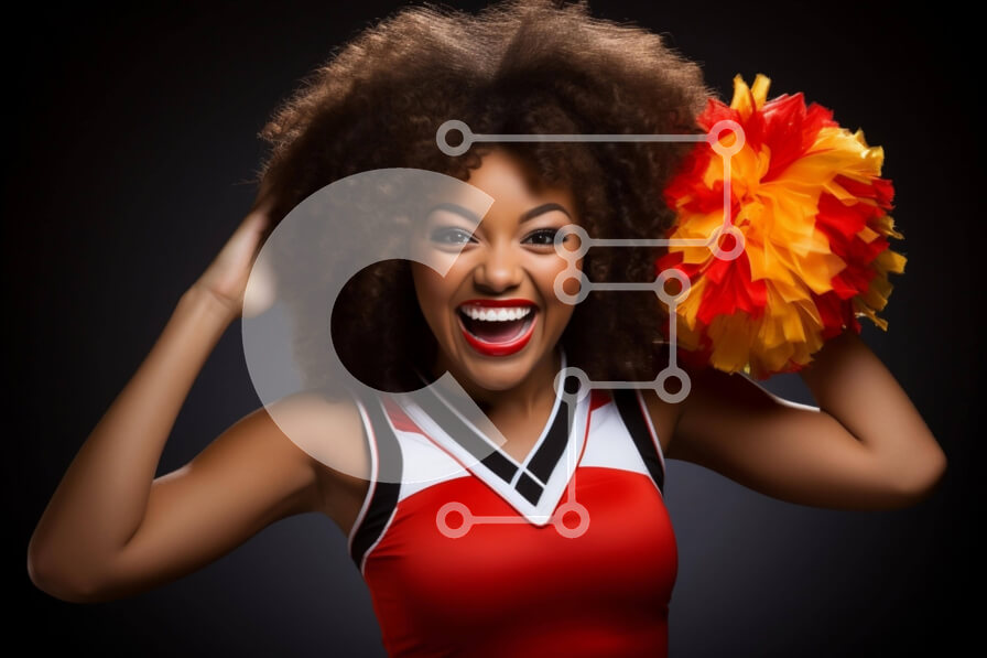 Intra Συλλεκτικό Ξύλινο Παζλ Plywood  4mm - Χαμογελαστή Μαζορέτα με Πομ-Πομ Σε Ξύλινο Κουτί - Διαστάσεις Puzzle: 10x10 cm – 25 κομμάτια