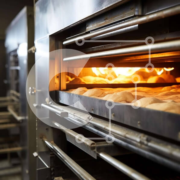 Σετ των 2 Intra Συλλεκτικό Ξύλινο Παζλ Plywood  4mm - Σκηνή κουζίνας αρτοποιείου Σε Ξύλινο Κουτί - Διαστάσεις: 10x10 cm – 25 κομμάτια