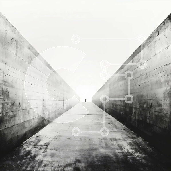 Intra Συλλεκτικό Ξύλινο Παζλ Plywood  4mm - Άδειος διάδρομος με πρόσωπο Σε Ξύλινο Κουτί - Διαστάσεις Puzzle: 10x10 cm – 25 κομμάτια