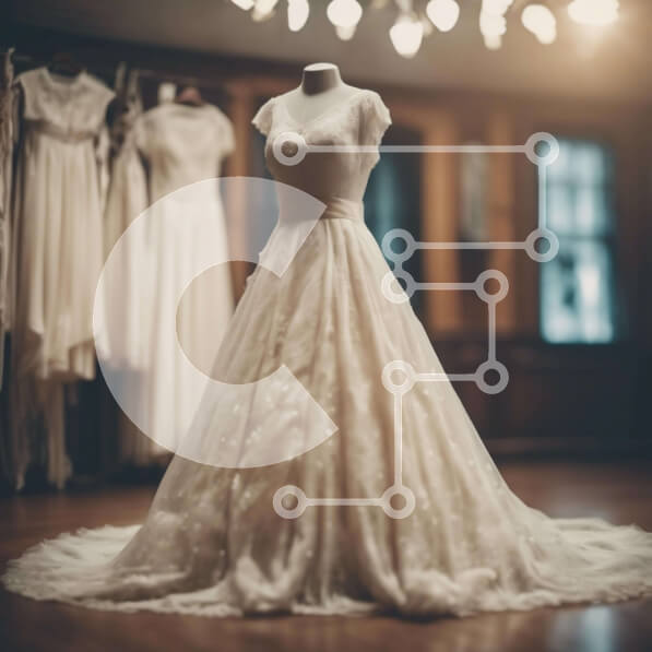 Σετ των 2 Intra Συλλεκτικό Ξύλινο Παζλ Plywood  4mm - Εμφάνιση μανεκέν νυφικού Σε Ξύλινο Κουτί - Διαστάσεις: 10x10 cm – 25 κομμάτια