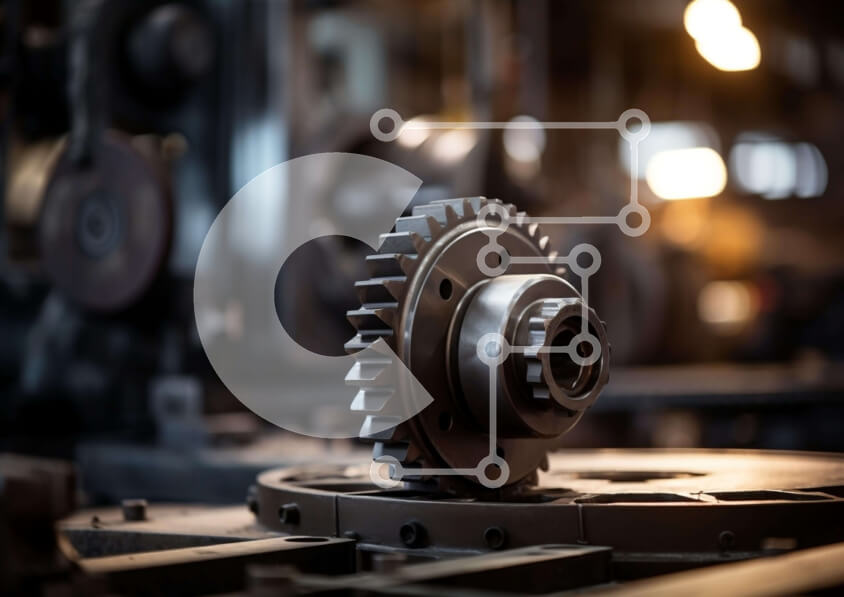 Intra Συλλεκτικό Ξύλινο Παζλ Plywood  4mm - Βιομηχανικός εξοπλισμός στην παραγωγική διαδικασία Σε Ξύλινο Κουτί - Διαστάσεις Puzzle: 10x10 cm – 25 κομμάτια