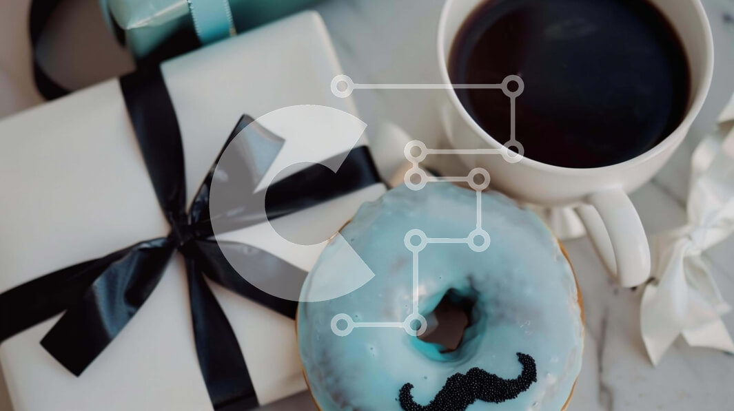 Σετ των 2 Intra Συλλεκτικό Ξύλινο Παζλ Plywood  4mm - Υπέροχο μπλε ντόνατ σε κουτιά δώρων Σε Ξύλινο Κουτί - Διαστάσεις: 10x10 cm – 25 κομμάτια