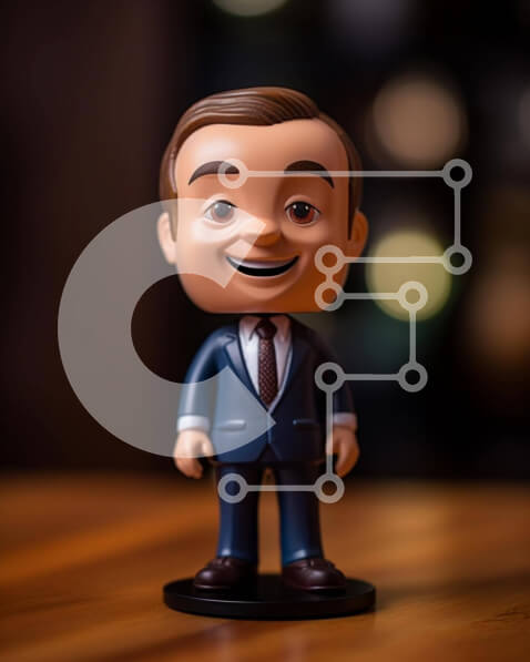 Intra Συλλεκτικό Ξύλινο Παζλ Plywood  4mm - Χαμογελαστό αγαλματίδιο Σε Ξύλινο Κουτί - Διαστάσεις: 10x10 cm – 25 κομμάτια