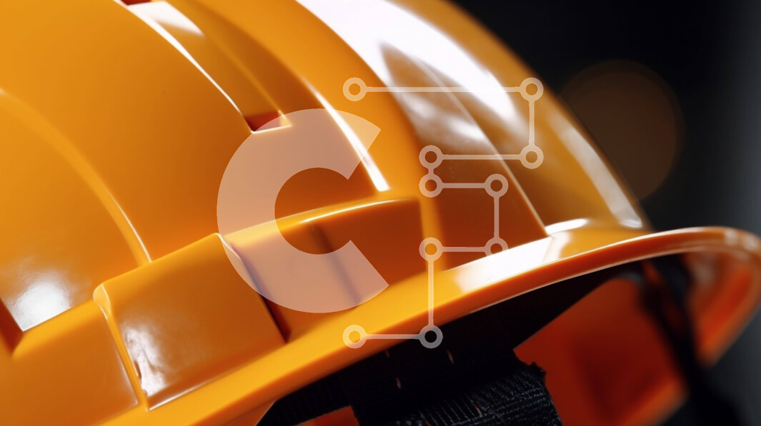 Intra Συλλεκτικό Ξύλινο Παζλ Plywood  4mm - Πορτοκαλί Σκληρό Καπέλο για Κατασκευές και Βιομηχανική Ασφάλεια Σε Ξύλινο Κουτί - Διαστάσεις Puzzle: 10x10 cm – 25 κομμάτια