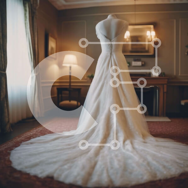 Σετ των 2 Intra Συλλεκτικό Ξύλινο Παζλ Plywood  4mm - Επίδειξη νυφικών Σε Ξύλινο Κουτί - Διαστάσεις: 10x10 cm – 25 κομμάτια