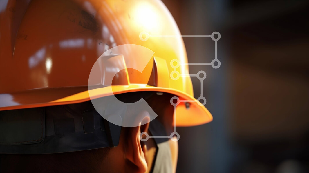 Intra Συλλεκτικό Ξύλινο Παζλ Plywood  4mm - Πορτοκαλί σκληρό καπέλο για την ασφάλεια των κατασκευών Σε Ξύλινο Κουτί - Διαστάσεις Puzzle: 10x10 cm – 25 κομμάτια