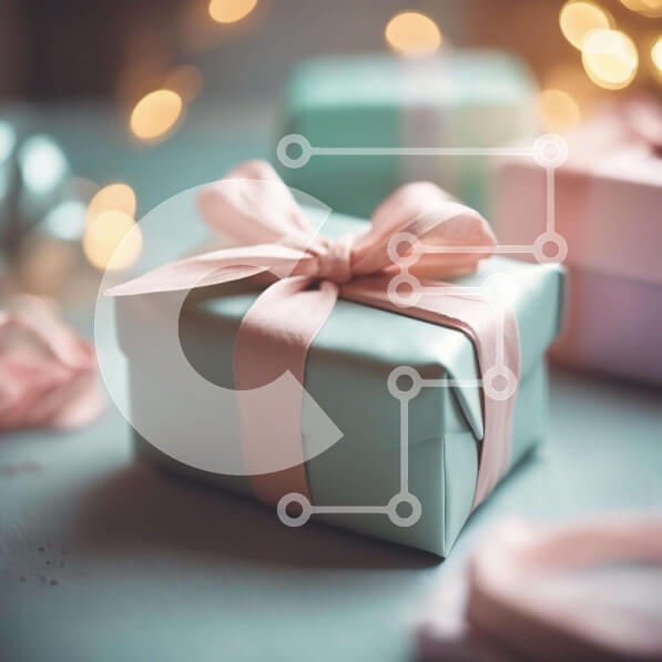 Intra Συλλεκτικό Ξύλινο Παζλ Plywood  4mm - Κομψά κουτιά δώρων σε διακοσμημένο τραπέζι Σε Ξύλινο Κουτί - Διαστάσεις Puzzle: 10x10 cm – 25 κομμάτια