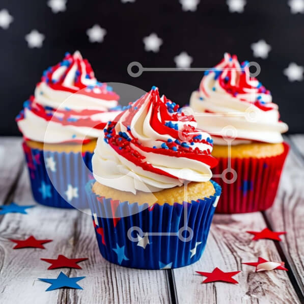 Σετ των 2 Intra Συλλεκτικό Ξύλινο Παζλ Plywood  4mm - Πολύχρωμα cupcakes με κρέμα τυριού παγωμένο Σε Ξύλινο Κουτί - Διαστάσεις: 10x10 cm – 25 κομμάτια