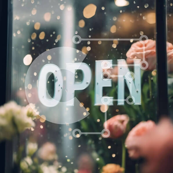 Intra Συλλεκτικό Ξύλινο Παζλ Plywood  4mm - Οθόνη παραθύρου με λουλούδια και ανοιχτή είσοδος Χιονόπτωση Σε Ξύλινο Κουτί - Διαστάσεις Puzzle: 10x10 cm – 25 κομμάτια