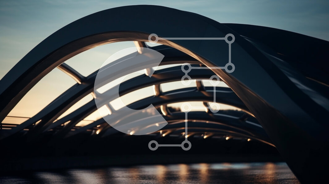 Intra Συλλεκτικό Ξύλινο Παζλ Plywood  4mm - Σύγχρονη τοξωτή γέφυρα Σε Ξύλινο Κουτί - Διαστάσεις Puzzle: 10x10 cm – 25 κομμάτια