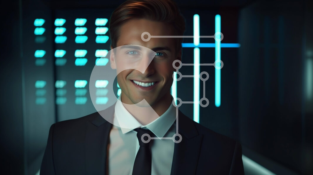 Intra Συλλεκτικό Ξύλινο Παζλ Plywood  4mm - Πορτρέτο του ελκυστικού νεαρού άνδρα Σε Ξύλινο Κουτί - Διαστάσεις Puzzle: 10x10 cm – 25 κομμάτια