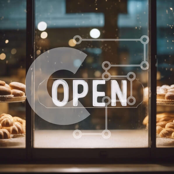 Σετ των 2 Intra Συλλεκτικό Ξύλινο Παζλ Plywood  4mm - Εμφάνιση παραθύρου αρτοποιείου με ντόνατς και αρτοσκευάσματα Σε Ξύλινο Κουτί - Διαστάσεις: 10x10 cm – 25 κομμάτια