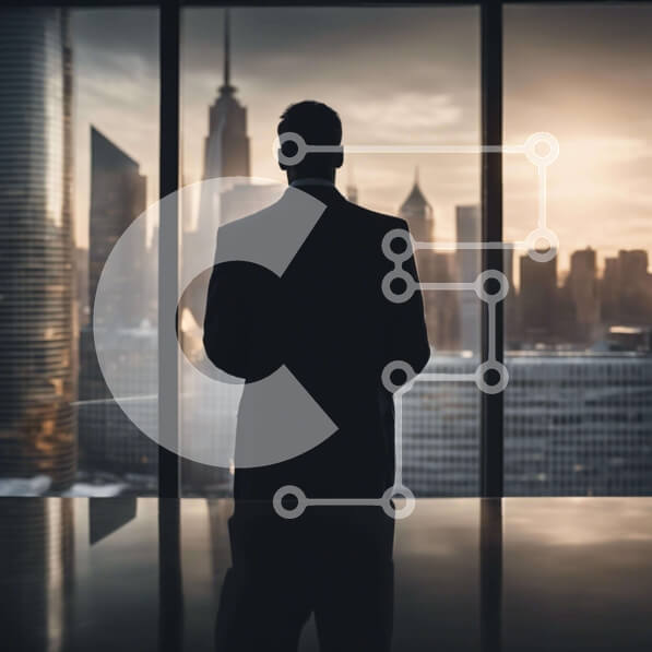 Intra Συλλεκτικό Ξύλινο Παζλ Plywood  4mm - Επιχειρηματίας από το City Skyline Σε Ξύλινο Κουτί - Διαστάσεις Puzzle: 10x10 cm – 25 κομμάτια