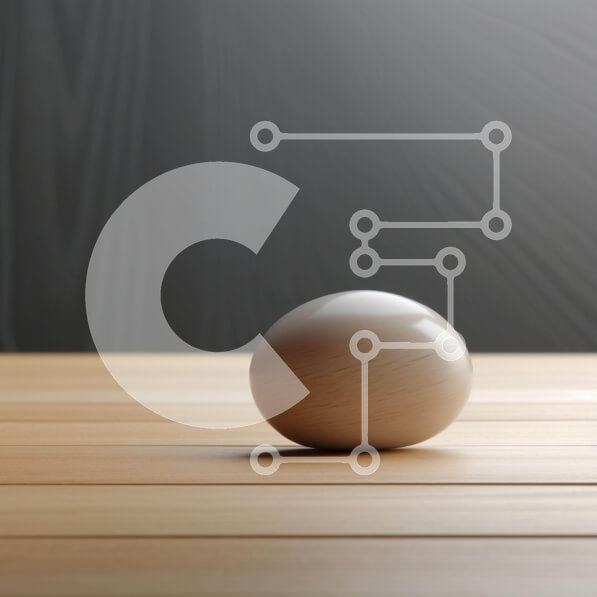 Σετ των 2 Intra Συλλεκτικό Ξύλινο Παζλ Plywood  4mm - Συμβολικό λευκό αυγό σε ξύλινο τραπέζι Σε Ξύλινο Κουτί - Διαστάσεις: 10x10 cm – 25 κομμάτια