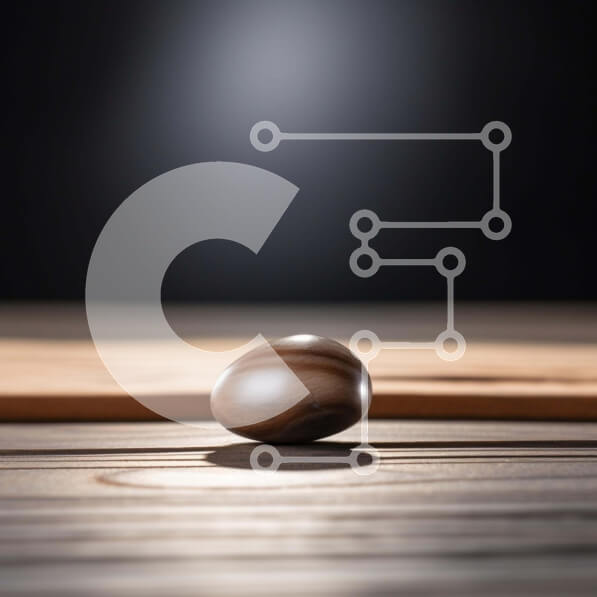 Σετ των 2 Intra Συλλεκτικό Ξύλινο Παζλ Plywood  4mm - Αυγό και μαχαίρι σε ξύλινο τραπέζι Σε Ξύλινο Κουτί - Διαστάσεις: 10x10 cm – 25 κομμάτια