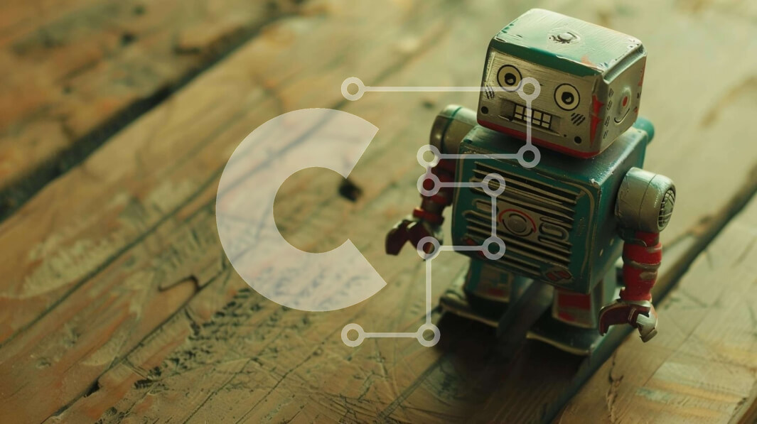 Intra Συλλεκτικό Ξύλινο Παζλ Plywood  4mm - Μικρό παιχνίδι ρομπότ σε ξύλινο τραπέζι Σε Ξύλινο Κουτί - Διαστάσεις: 10x10 cm – 25 κομμάτια