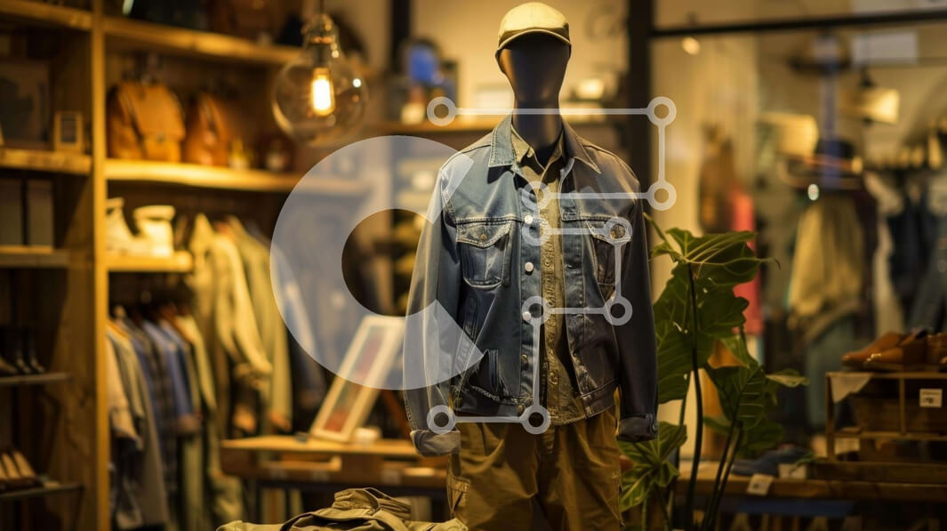 Intra Συλλεκτικό Ξύλινο Παζλ Plywood  4mm - Μανεκέν με τζιν μπουφάν Σε Ξύλινο Κουτί - Διαστάσεις Puzzle: 10x10 cm – 25 κομμάτια