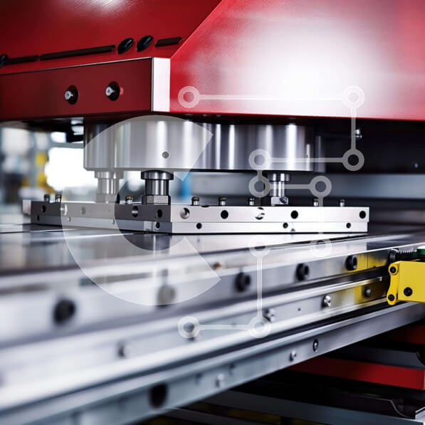 Intra Συλλεκτικό Ξύλινο Παζλ Plywood  4mm - Μηχανή κοπής μετάλλων σε περιβάλλον παραγωγής Σε Ξύλινο Κουτί - Διαστάσεις Puzzle: 10x10 cm – 25 κομμάτια