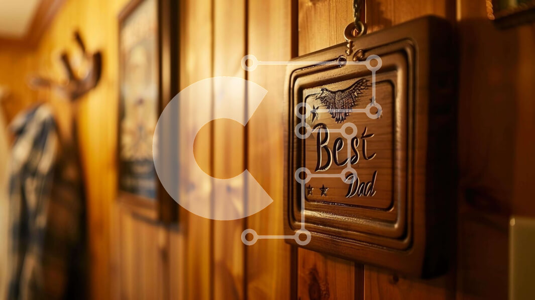 Intra Συλλεκτικό Ξύλινο Παζλ Plywood  4mm - Ξύλινος τοίχος με μηνύματα για τον μπαμπά και τον φίλο Σε Ξύλινο Κουτί - Διαστάσεις Puzzle: 10x10 cm – 25 κομμάτια