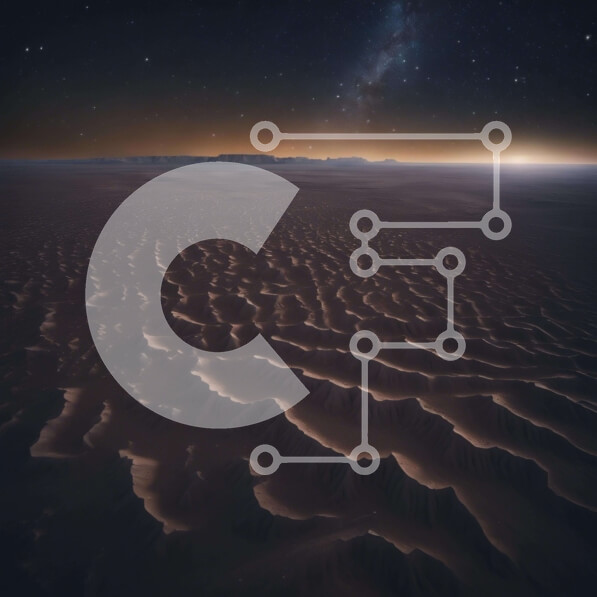 Intra Συλλεκτικό Ξύλινο Παζλ Plywood  4mm - Τοπίο της ερήμου τη νύχτα με τον Γαλαξία Σε Ξύλινο Κουτί - Διαστάσεις: 10x10 cm – 25 κομμάτια