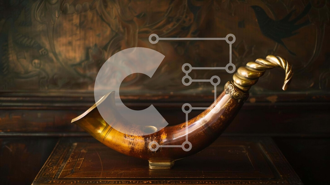 Intra Συλλεκτικό Ξύλινο Παζλ Plywood  4mm - Περίτεχνος ορειχάλκινος σωλήνας με πουλιά σε ξύλινο τραπέζι Σε Ξύλινο Κουτί - Διαστάσεις: 10x10 cm – 25 κομμάτια