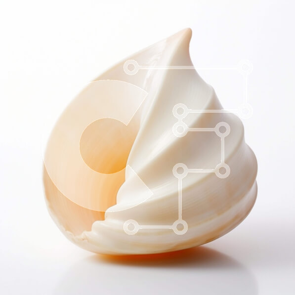 Intra Συλλεκτικό Ξύλινο Παζλ Plywood  4mm - Λευκό κοχύλι και κοχύλια Σε Ξύλινο Κουτί - Διαστάσεις: 10x10 cm – 25 κομμάτια