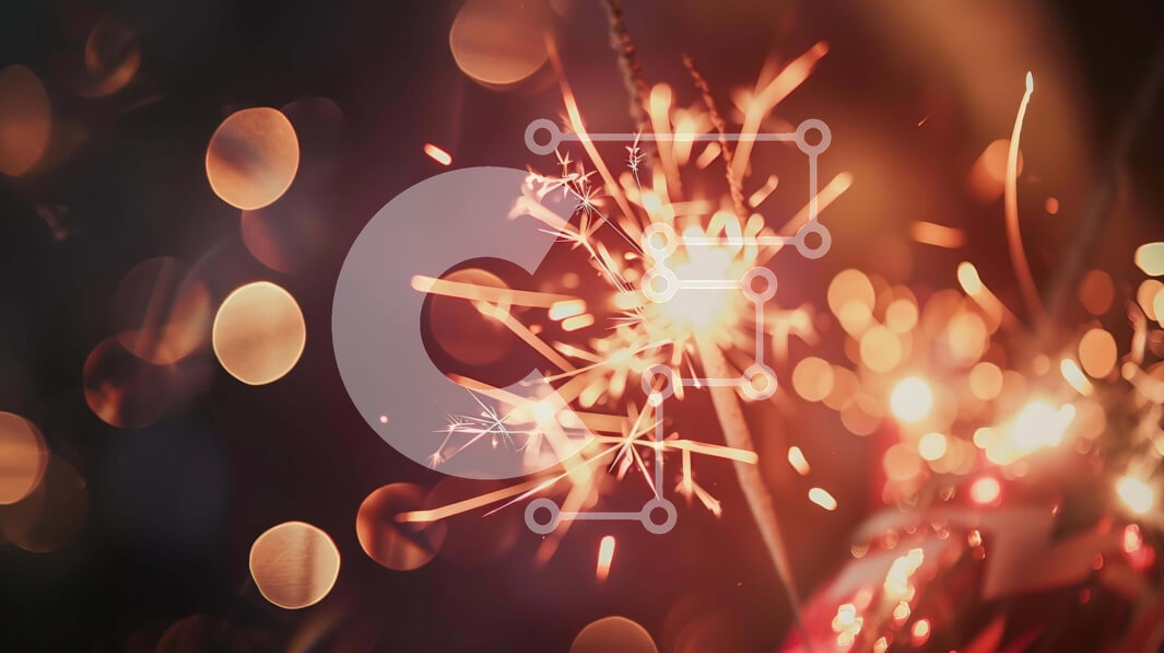 Intra Συλλεκτικό Ξύλινο Παζλ Plywood  4mm - Κοντινό πλάνο των λαμπερών βεγγαλικών Σε Ξύλινο Κουτί - Διαστάσεις Puzzle: 10x10 cm – 25 κομμάτια