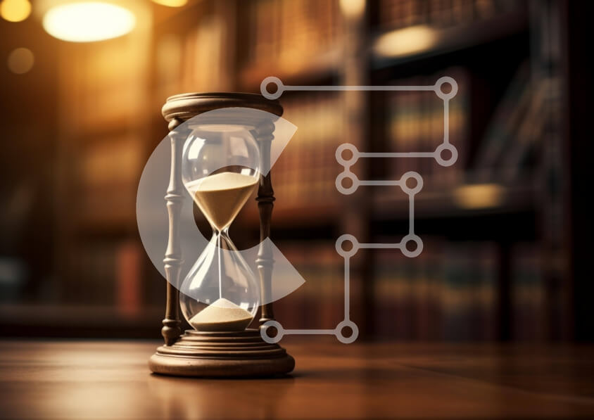 Intra Συλλεκτικό Ξύλινο Παζλ Plywood  4mm - Κλεψύδρα και Βιβλιοθήκες Σε Ξύλινο Κουτί - Διαστάσεις: 10x10 cm – 25 κομμάτια