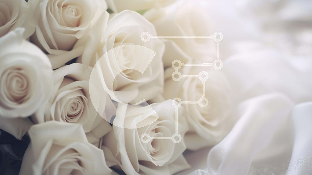 Intra Συλλεκτικό Ξύλινο Παζλ Plywood  4mm - Μπουκέτο ανάποδη καρδιά με λευκά τριαντάφυλλα Σε Ξύλινο Κουτί - Διαστάσεις Puzzle: 10x10 cm – 25 κομμάτια