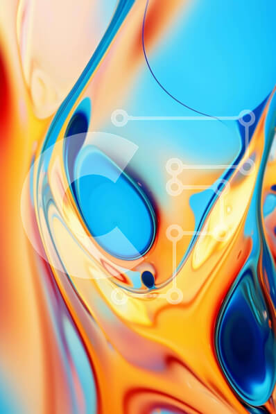 Intra Συλλεκτικό Ξύλινο Παζλ Plywood  4mm - Πολύχρωμη αφηρημένη ζωγραφική με στροβιλιζόμενα σχήματα Σε Ξύλινο Κουτί - Διαστάσεις Puzzle: 10x10 cm – 25 κομμάτια