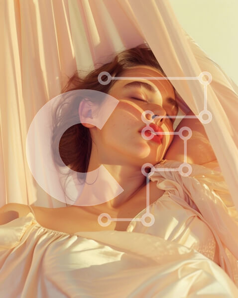 Intra Συλλεκτικό Ξύλινο Παζλ Plywood  4mm - Γυναίκα που κοιμάται στην αιώρα Σε Ξύλινο Κουτί - Διαστάσεις Puzzle: 10x10 cm – 25 κομμάτια