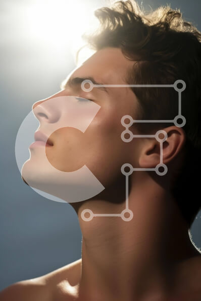 Intra Συλλεκτικό Ξύλινο Παζλ Plywood  4mm - Άνθρωπος χωρίς πουκάμισο που απολαμβάνει τον ήλιο Σε Ξύλινο Κουτί - Διαστάσεις Puzzle: 10x10 cm – 25 κομμάτια